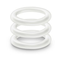 Performance VS2 Pure Premium Silicone Cockrings 3-Pack Small White