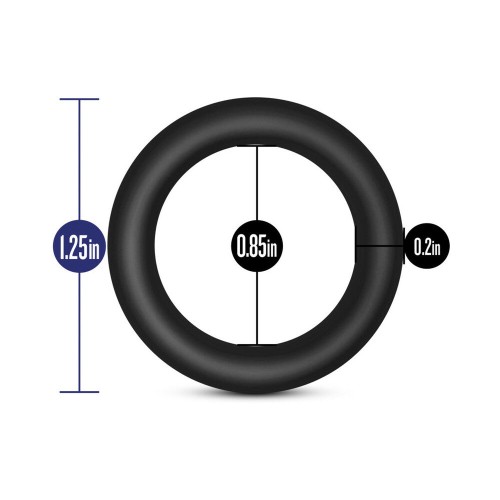 Performance VS2 Pure Silicone Cockrings 3-Pack Small Black