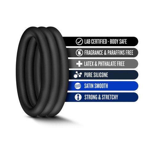 Performance VS3 Premium Silicone Cockrings for Enhanced Stamina