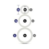 Performance VS4 Premium Silicone Cockrings 3-Pack Set