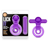 Vibrating Double Strap Cockring for Couple Pleasure