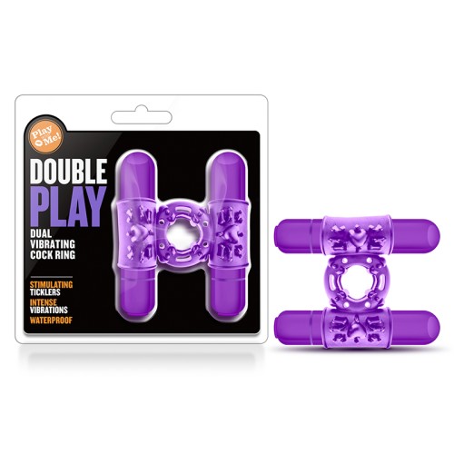 Play with Me Double Play Dual Vibrating Cockring