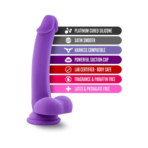 Ruse D Thang Semi-Realistic Dildo with Balls Purple