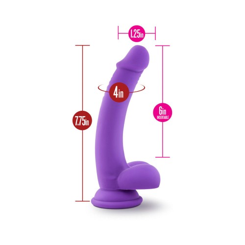 Ruse D Thang Semi-Realistic Dildo with Balls Purple