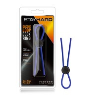 Cockring Ajustable de Silicona Stay Hard Azul