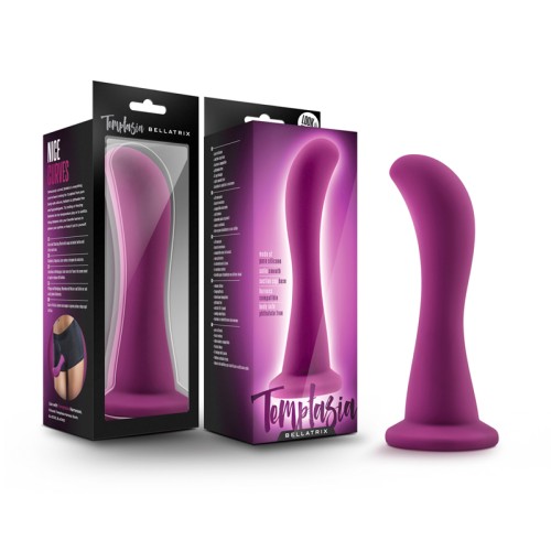 Dildo Curvado Bellatrix Temptasia Ciruela 6.25 pulgadas