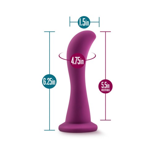 Temptasia Bellatrix Curved Dildo Plum 6.25 in.