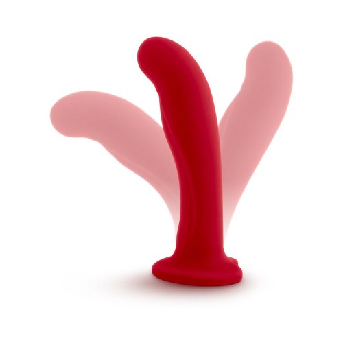 Dildo Curvo de Silicona Jezebel de Temptasia con Ventosa