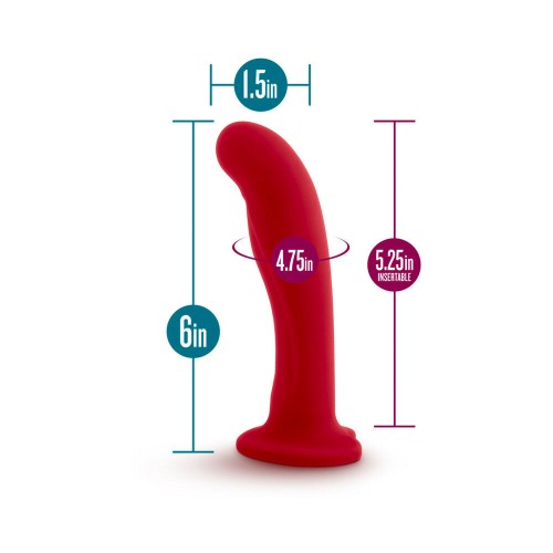 Temptasia Jezebel Curved Silicone Dildo with Suction Cup