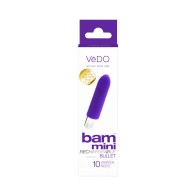 VeDO Bam Mini Vibrador Recargable Índigo