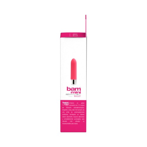 VeDO Bam Mini Rechargeable Bullet Vibe - Foxy Pink