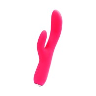 VeDO Rockie Vibrador Dual Recargable Rosa Foxy