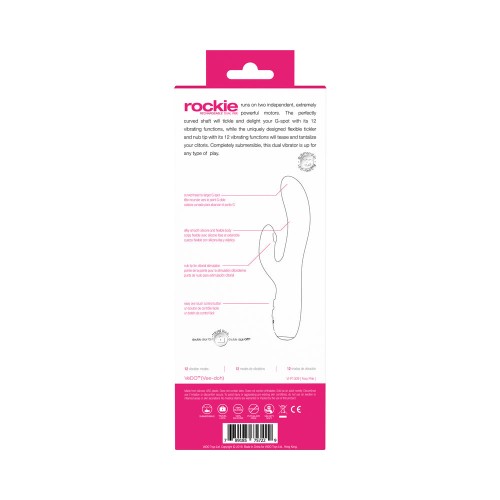 VeDO Rockie Rechargeable Dual Vibe Foxy Pink