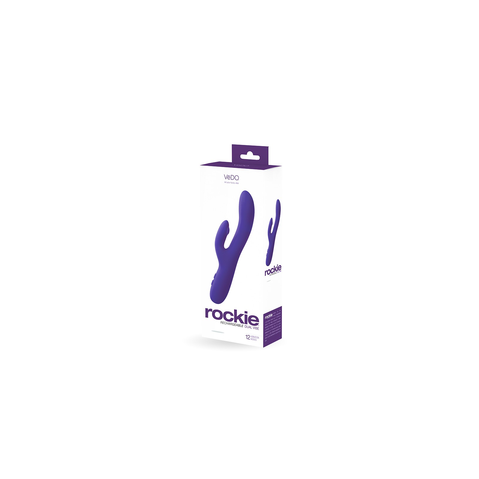 VeDO Rockie Vibrador Doble Recargable - Into You Indigo