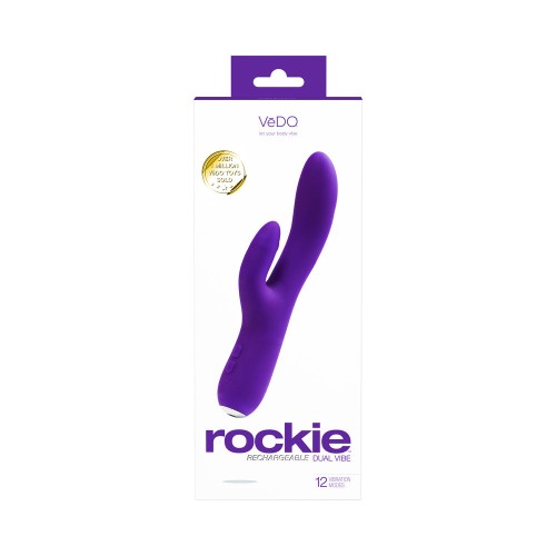 VeDO Rockie Vibrador Doble Recargable - Into You Indigo