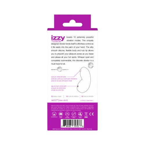 VeDO Izzy Rechargeable Clitoral Vibe Violet Vixen