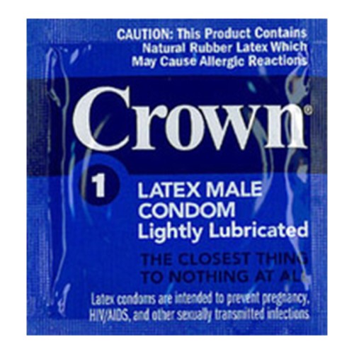 Condomes Lubricados Crown (Caja de 1008 Unidades)