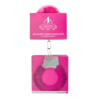 Ouch! Beginner's Furry Handcuffs Pink - Playful Restraint