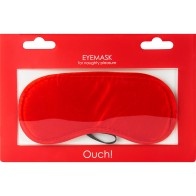 Ouch! Soft Eye Mask Blindfold Red