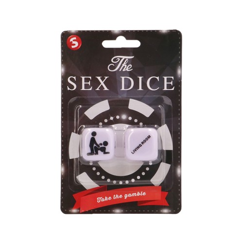 Dados Sexuales Shots S-Line Take the Gamble para Diversión Espontánea en la Cama