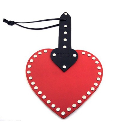 Paleta en Forma de Corazón Roja - Perfecta para Juego BDSM