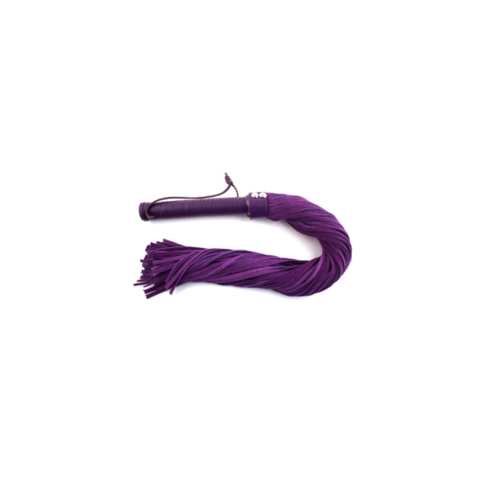 Rouge Suede Flogger in Black and Purple