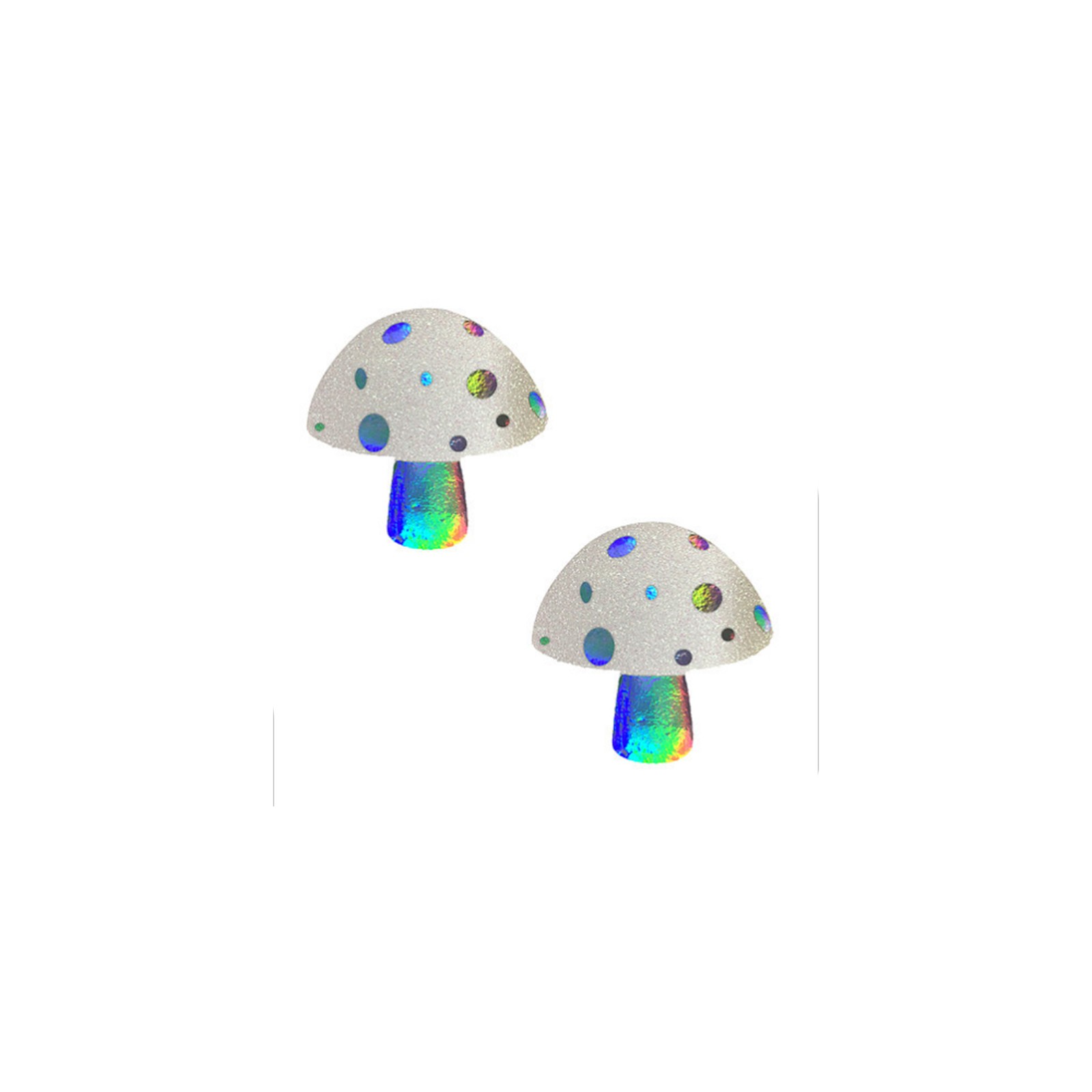 Neva Nude Mushroom Holographic Nipple Covers