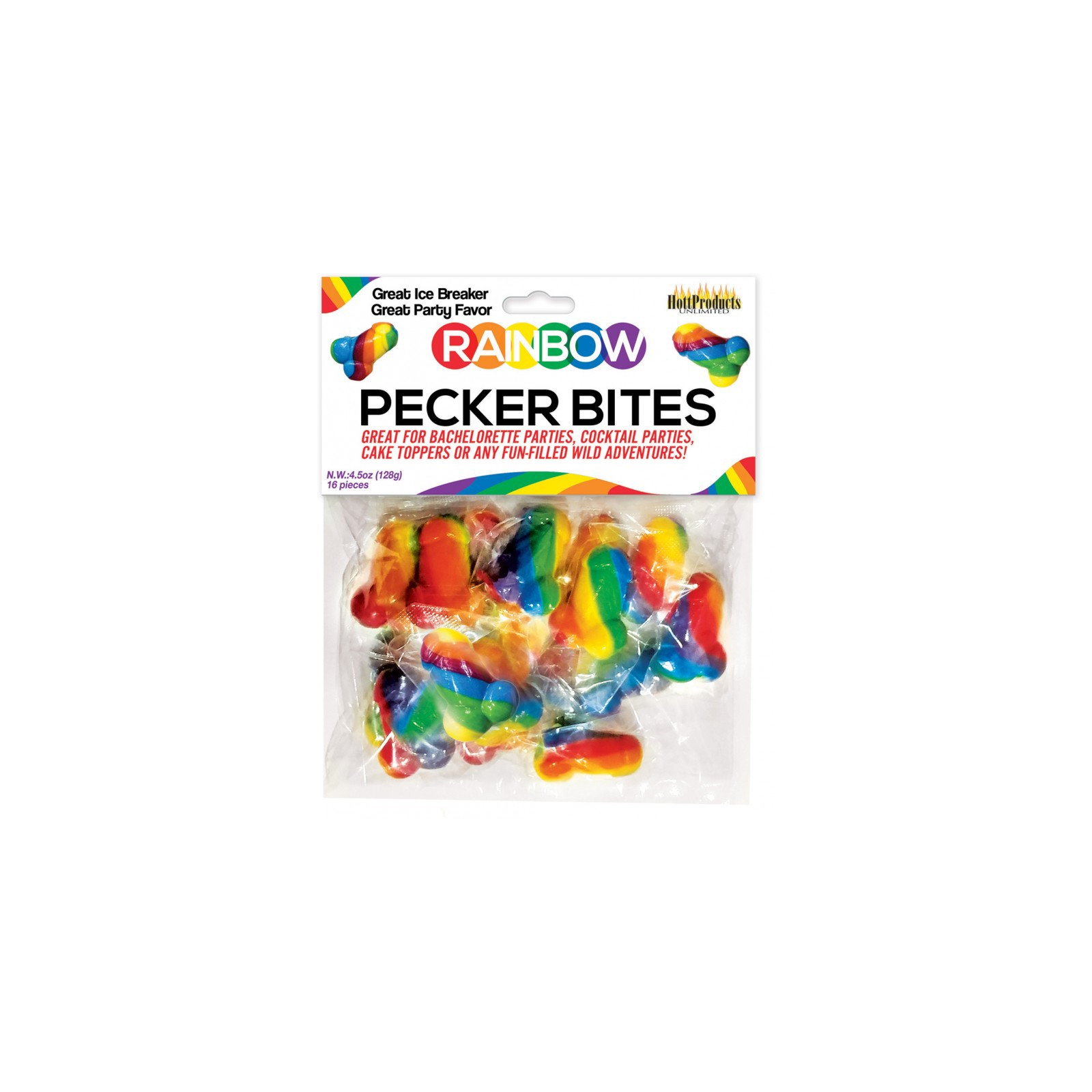 Rainbow Pecker Bites 16/Bag