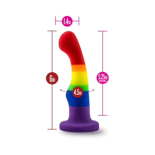 Dildo Avant Pride P1 Freedom 6 in. de Silicona