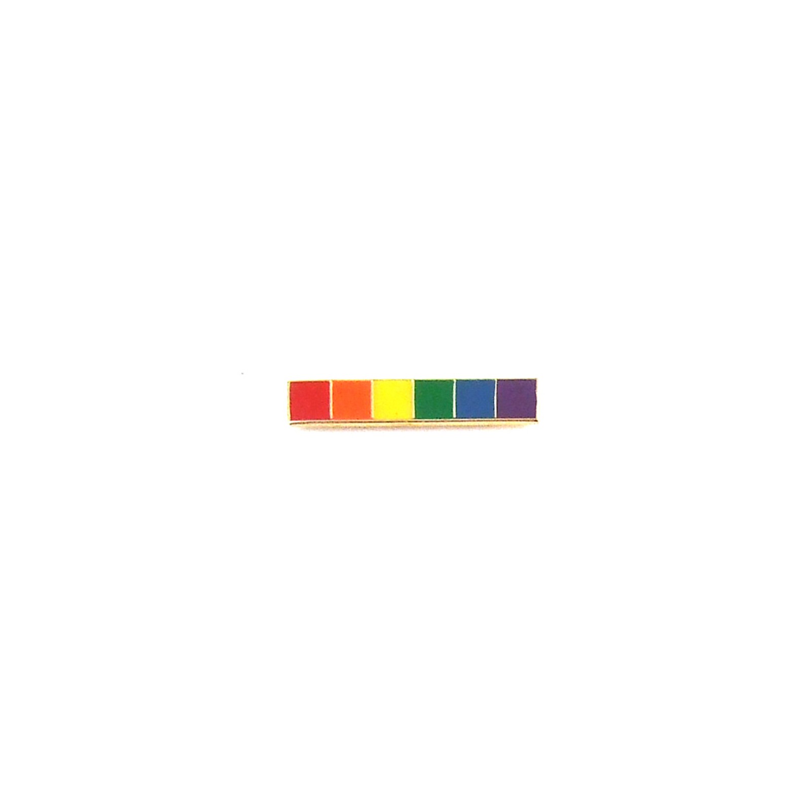 Gaysentials Rainbow Bar Lapel Pin for Pride