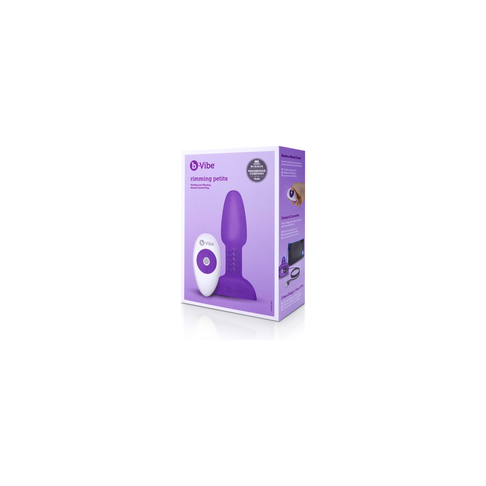 b-Vibe Petite Rimming Plug Rotating Vibrating