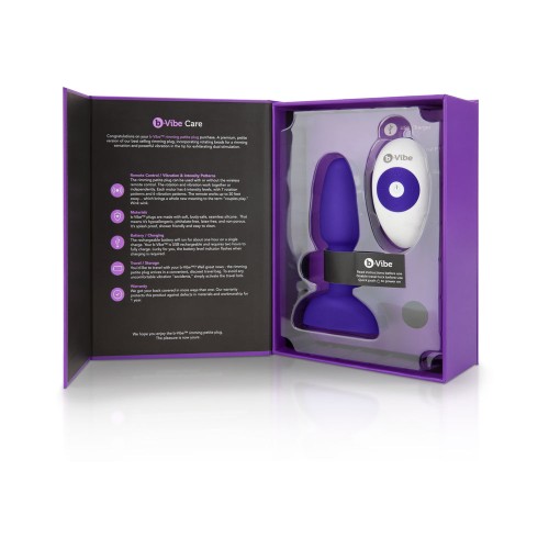 b-Vibe Petite Rimming Plug Rotating Vibrating