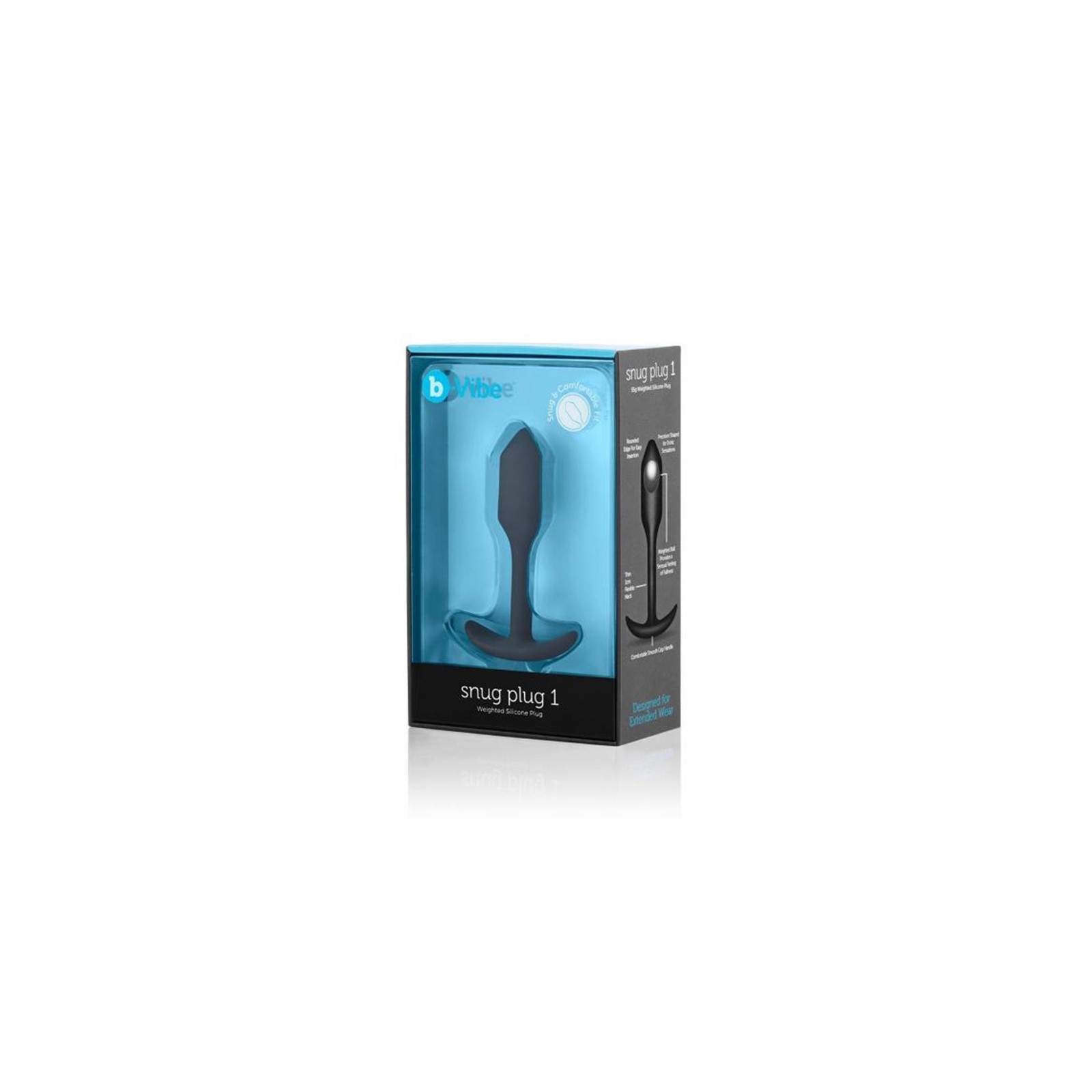 b-Vibe Snug Plug 1 Plug Anal con Peso