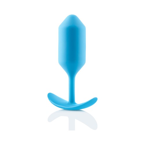 Plug Anal con Peso Snug 3 de Silicona Teal - b-Vibe