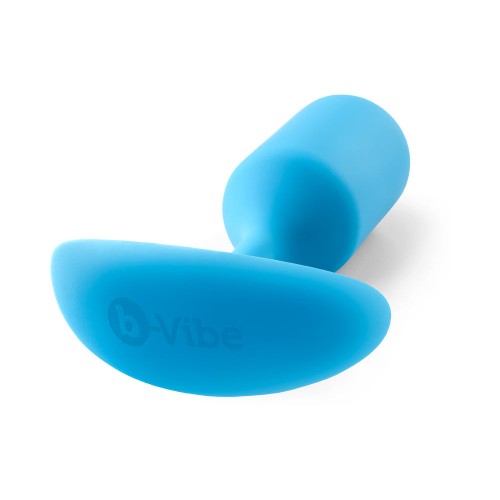 Plug Anal con Peso Snug 3 de Silicona Teal - b-Vibe