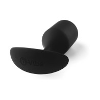 b-Vibe Snug Plug 4 Tapón Anal de Silicona con Peso Negro