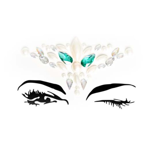 Sirene Adhesive Face Jewels - Glam Up Your Look