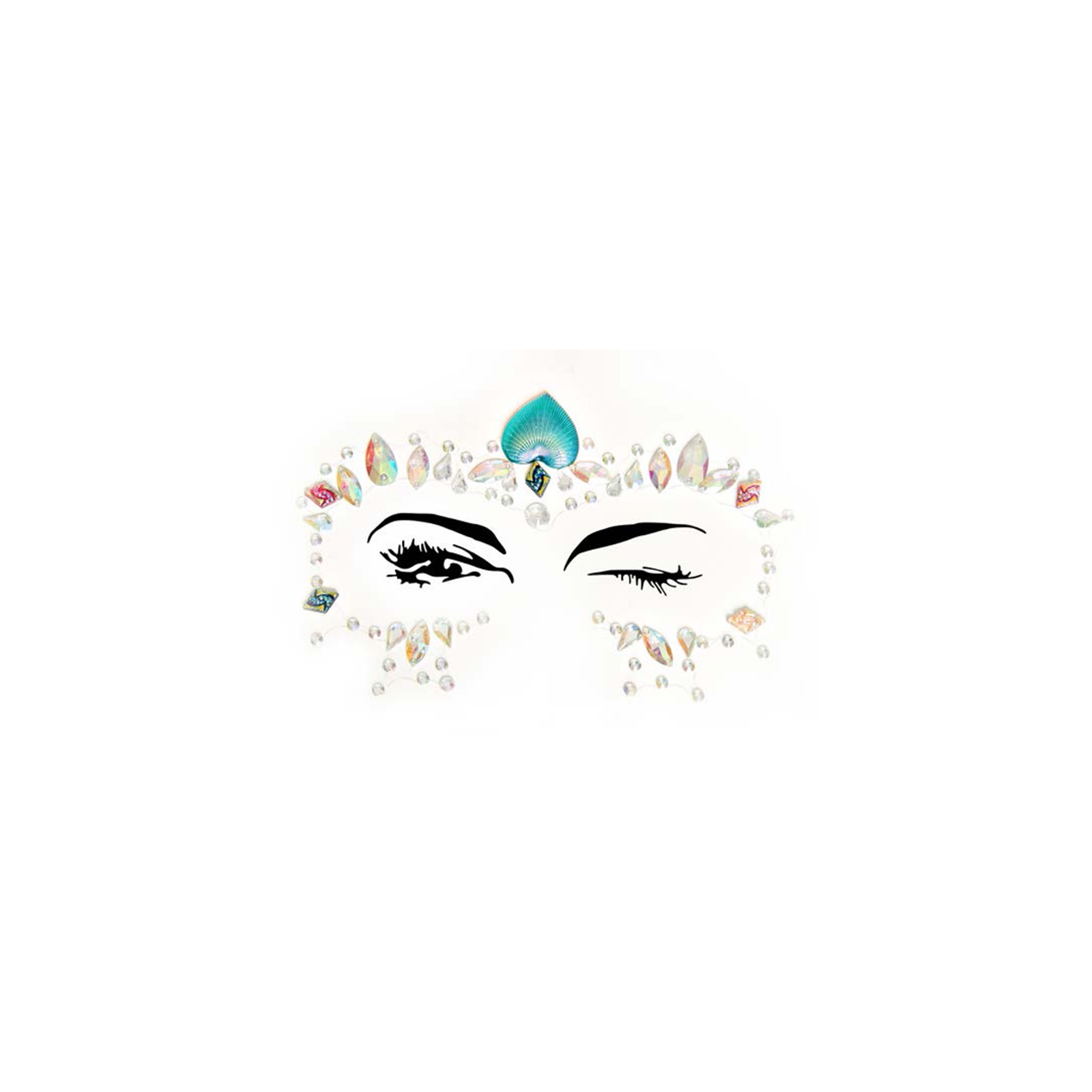 Ariel Adhesive Face Jewels for Sparkling Looks