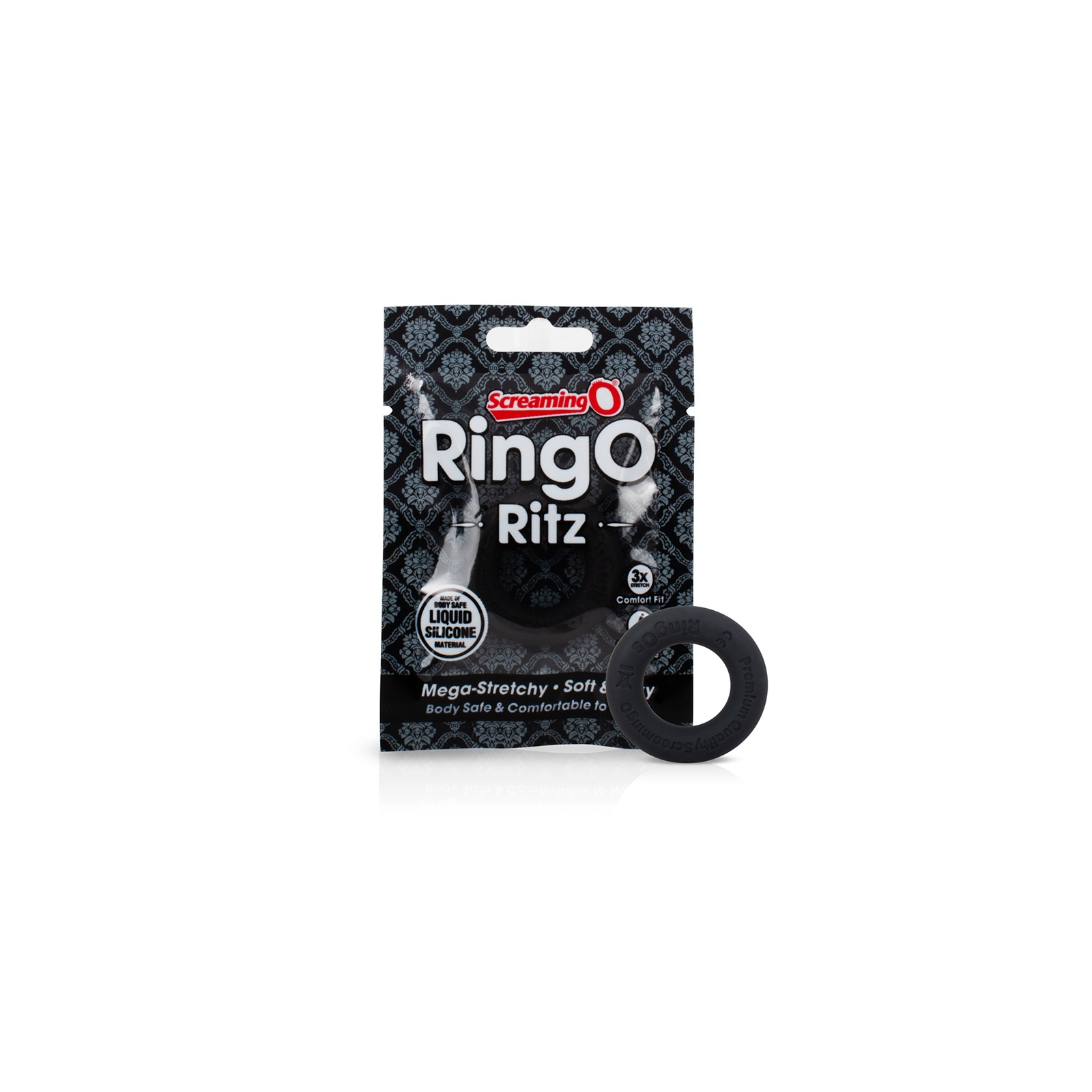 Screaming O RingO Ritz Black Cock Ring for Enhancement