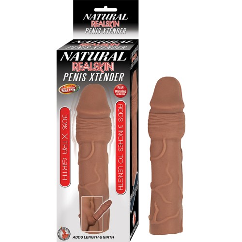 Extensor de Pene Natural Realskin con Bala