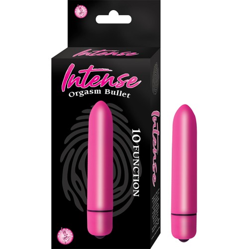 Intense Orgasm Waterproof Bullet with 10 Functions