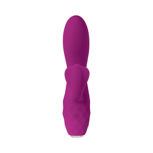 Evolved Glimmer Rechargeable Silicone Dual Stimulator