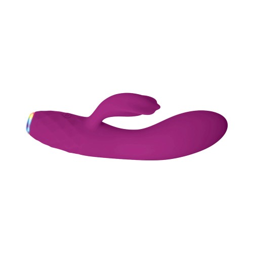 Evolved Glimmer Rechargeable Silicone Dual Stimulator