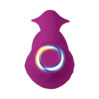 Evolved Glimmer Rechargeable Silicone Dual Stimulator