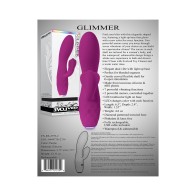 Evolved Glimmer Rechargeable Silicone Dual Stimulator