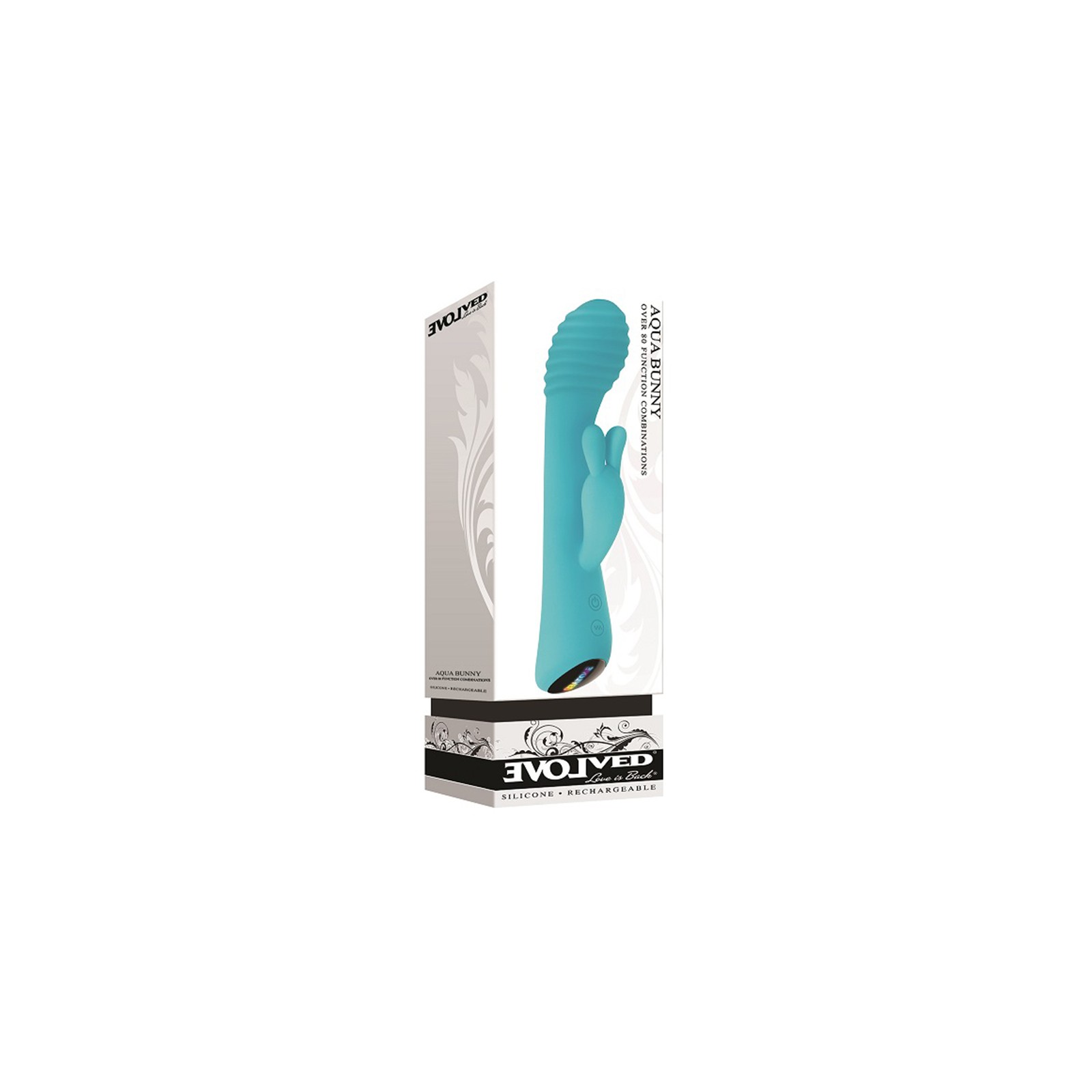 Evolved Aqua Bunny Rechargeable Rabbit Vibrator