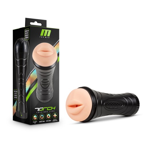 M para Hombres Torch Oral Stroker Beige