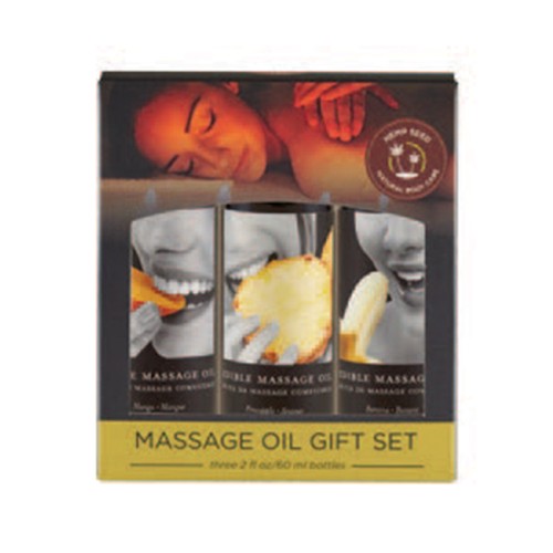 Earthly Body Edible Massage Oil Set