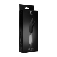 Luna Athos 10-Speed Dual Stimulation Vibrator - Black