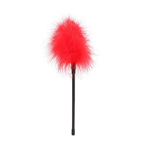 Ouch! Pluma Estimuladora Roja para Juegos Sensuales